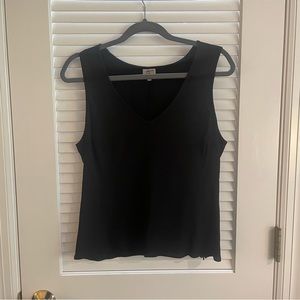 Vintage Black Armani V-Neck Tank